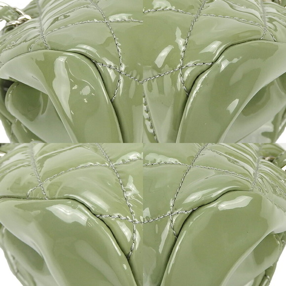Chanel Chain Handbag Mademoiselle Coco Mark Green CHANEL GREEN No. 14 Enamel ... - Picture 6 of 9